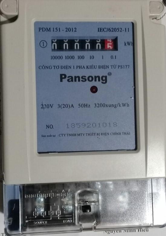 [HCM]Công tơ cơ điện tử Pansong PS177