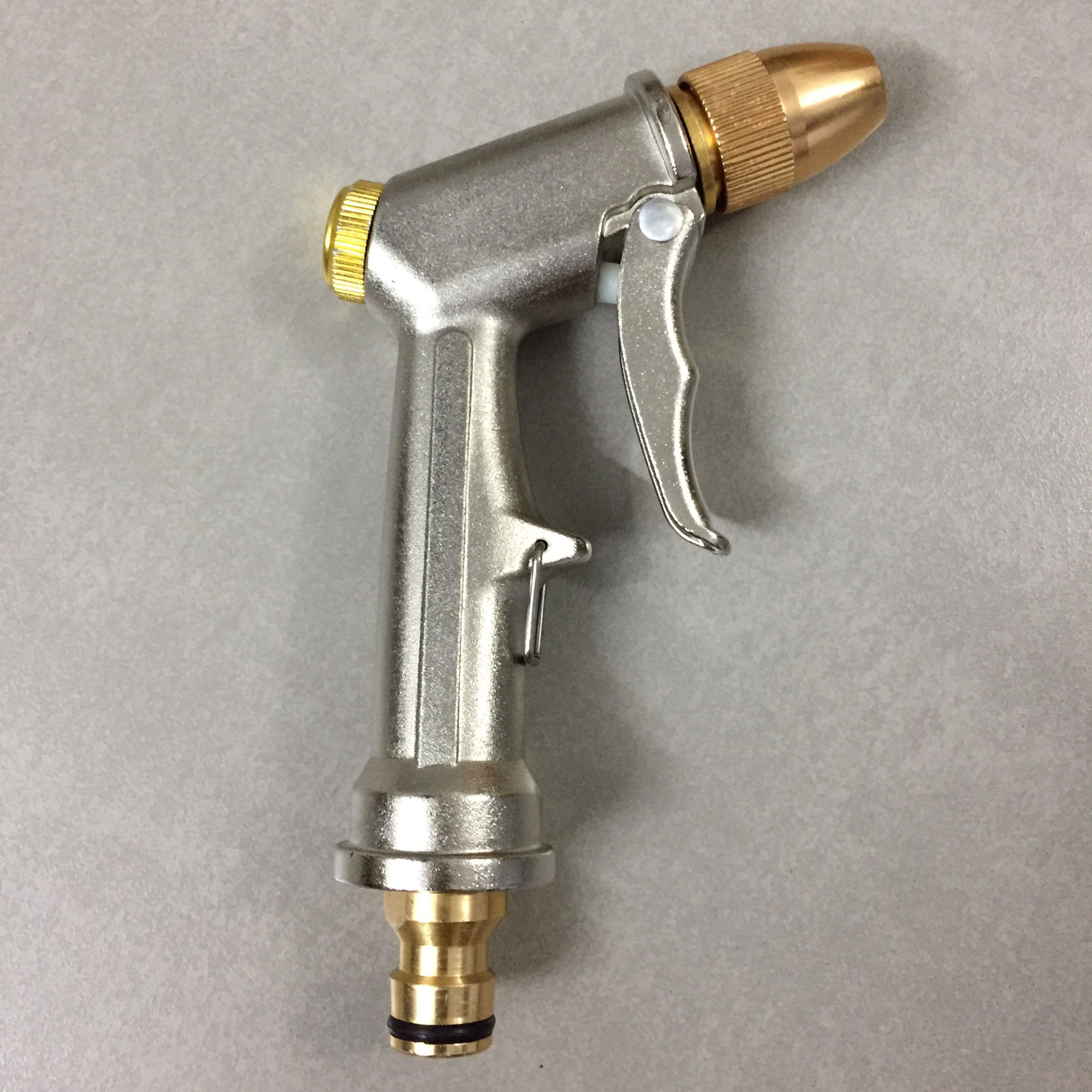 [5 IN 1] Vòi xịt tăng áp Trắng,  Vòi xịt nước tưới cây, rửa xe áp lực cao kim loại