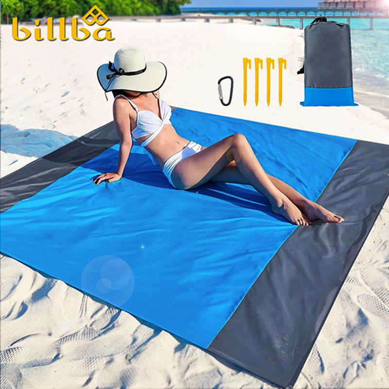 Thảm dã ngoại không thấm nước 2m1x2m dùng lót đáy Lều cắm trại ,trải dã ngoại picnic, tắm nắng đi biển