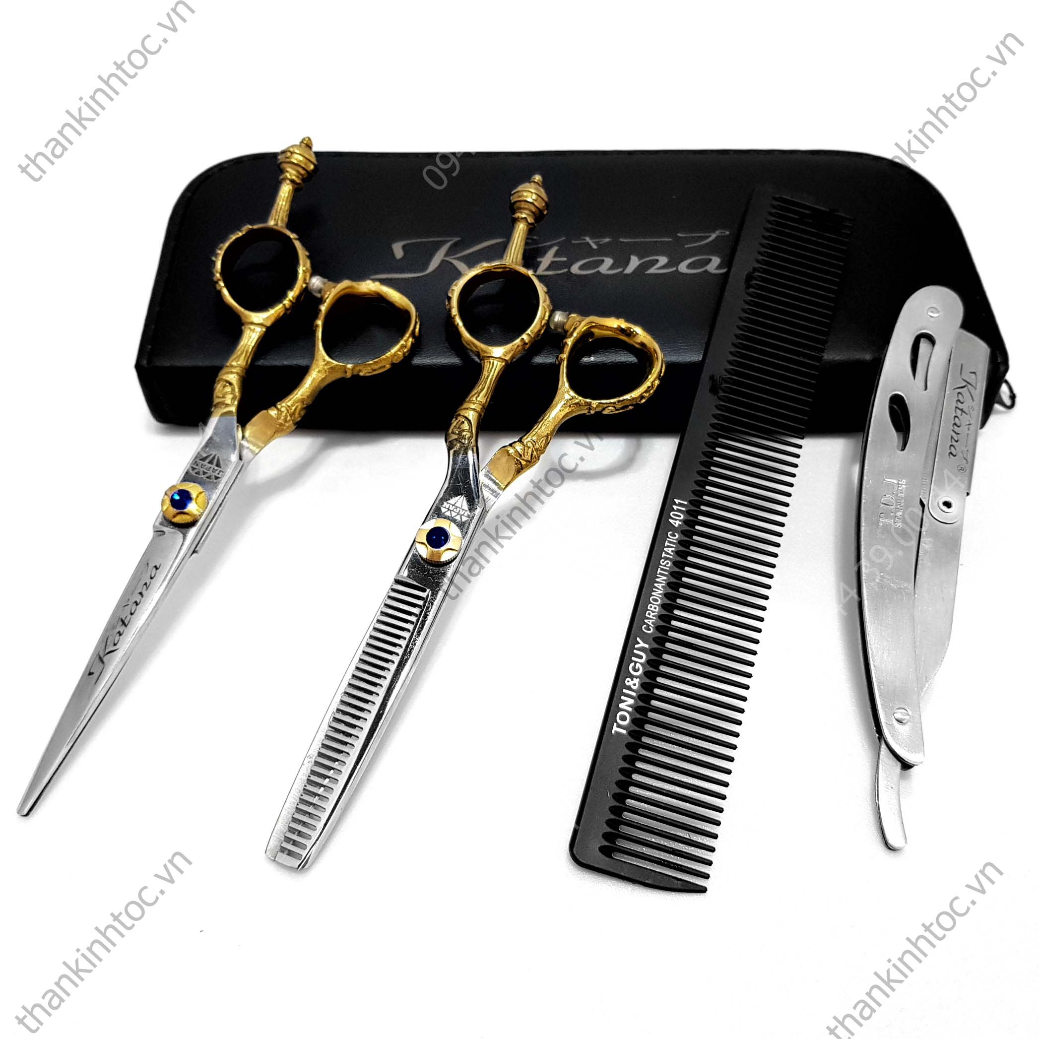 Bộ kéo cắt tỉa tóc nam nữ - kéo size 6.0