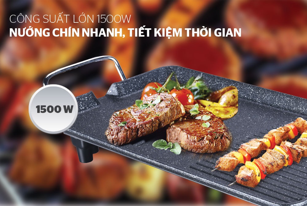 Bếp nướng điện sunhouse shd4607 1500w
