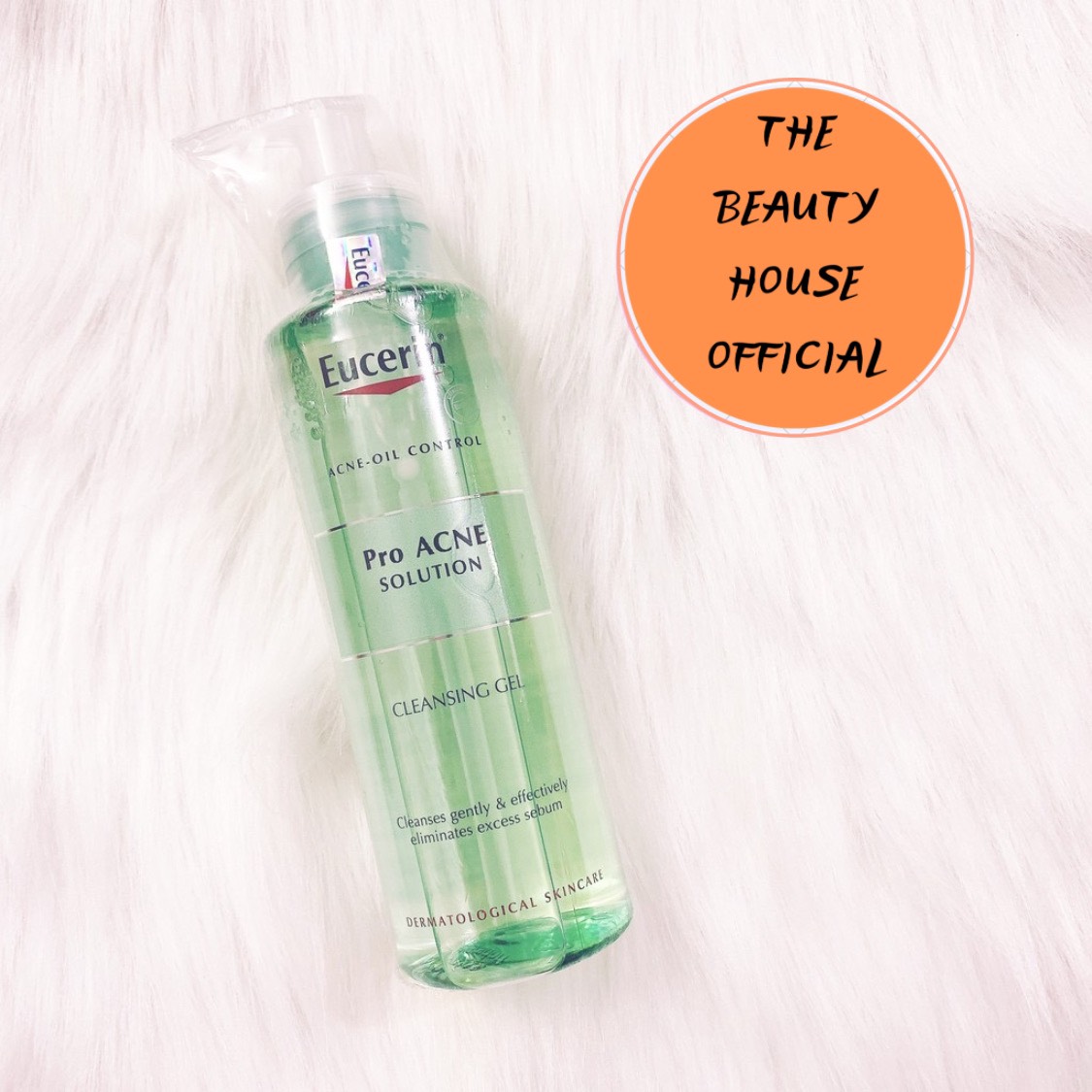 Sữa rửa mặt eucerin cho da nhờn mụn eucerin pro acne solution cleansing gel 200ml - 400ml