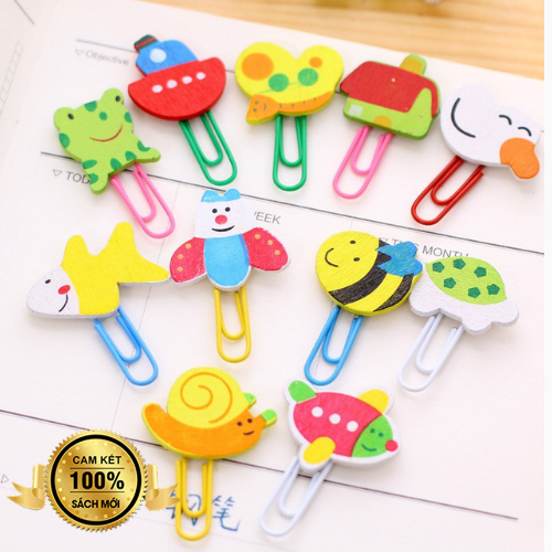 Bookmark kim loại dễ thương bộ 3 cái