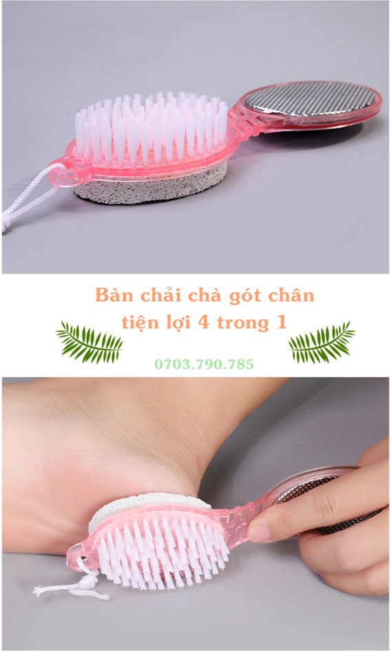 Dụng Cụ Chà Gót Chân 4 in1 Tiện Lợi