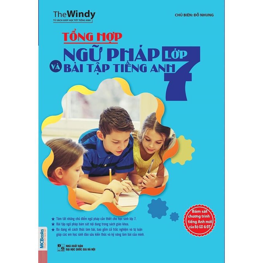 Sách - Tổng hợp ngữ pháp và bài tập tiếng anh lớp 7 (Tái Bản)