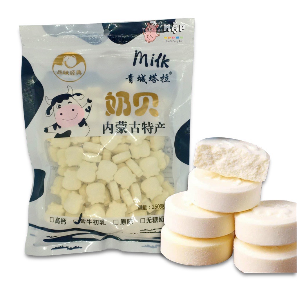 Kẹo sữa bò non gói 250g - hương sữa bò siêu thơm ngon