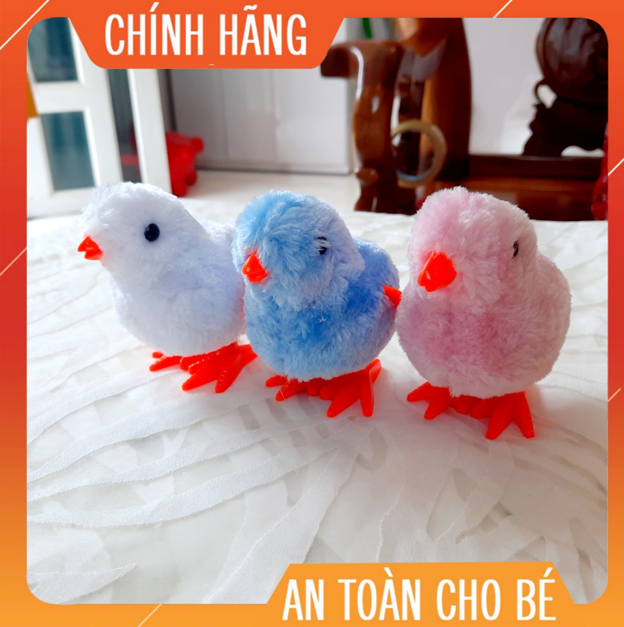 [𝐆𝐢𝐚́ 𝐒𝐨̂́𝐜]Gà con loại lớn biết nhảy lên cót cho bé cười vui cả ngày ( giao màu ngẫu nhiên )