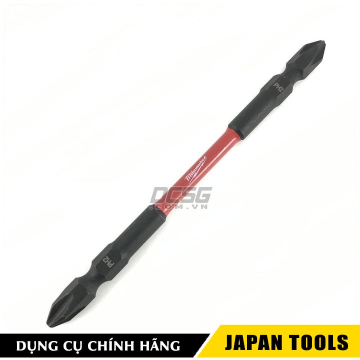 Mũi vít bake 2 đầu ph2x65mm milwaukee 48-32-4361 | japan tools
