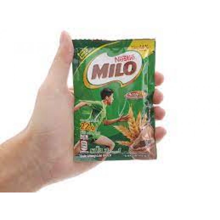 Bịch 15 gói Milo lúa mạch gói 330G