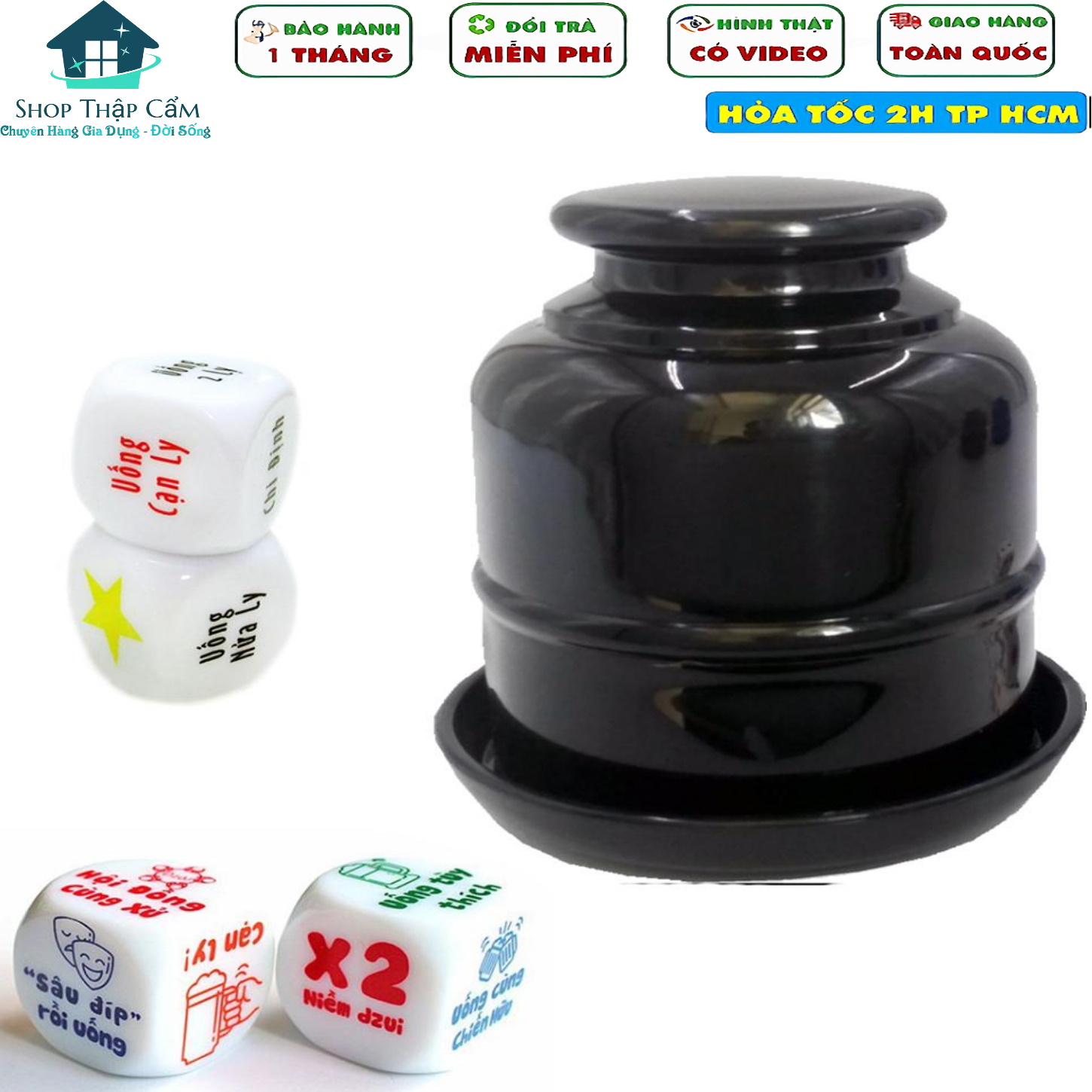 ( HỘT LOẠI TO ) COMBO 2 XÚC XẮC XÍ NGẦU UỐNG BIA MẤT TÌNH NGHĨA AE