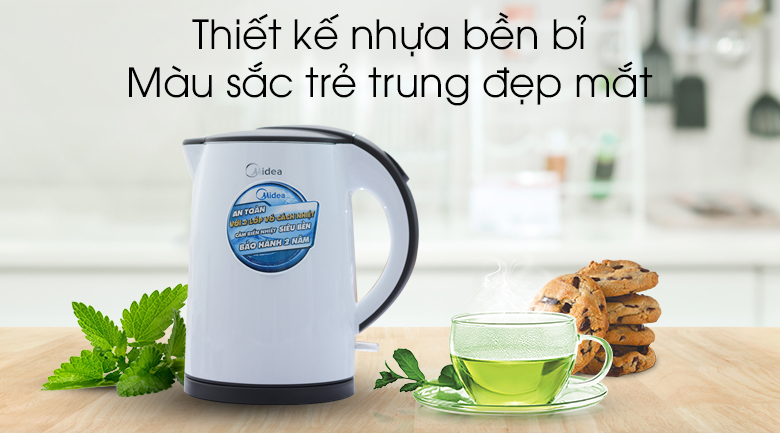 Bình siêu tốc midea mk-17d 1.5 lít