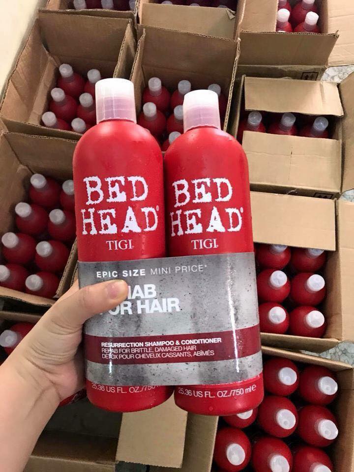 ⚡Chính Hãng⚡ Dầu Gội Xả Tigi Bed Head 750ML | Phục Hồi Tóc Hư Tổn Cấp Độ 3, Giảm Gãy Rụng