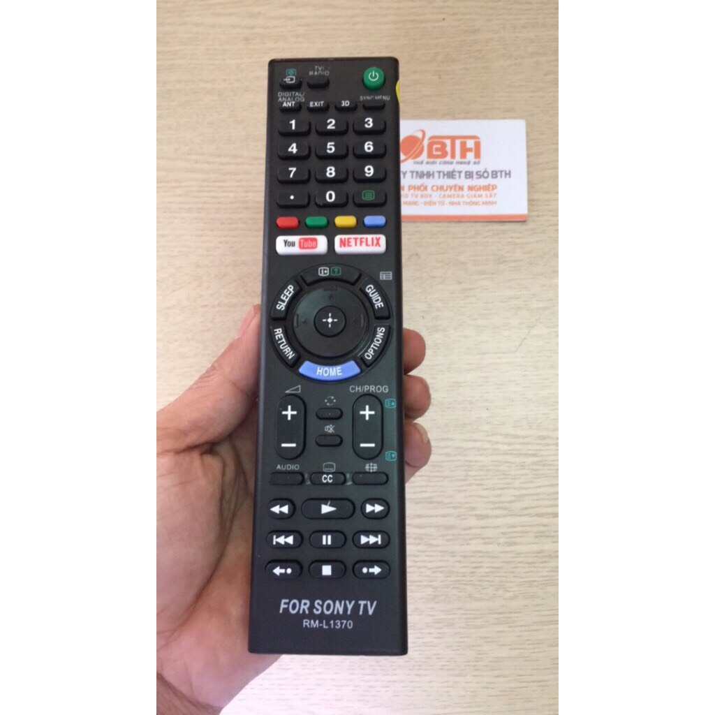Điều khiển tivi sony smart rm-l1370