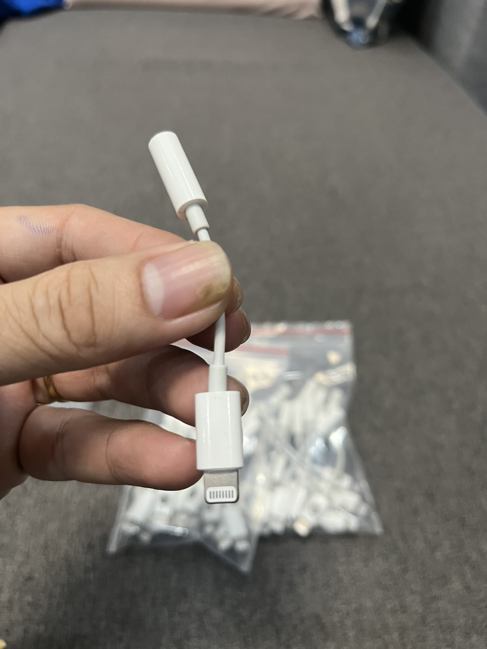 Jack chuyển đổi 3.5 sang lightning - chính hãng - usedvn