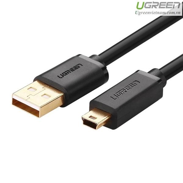 Cáp miniusb sang usb 2.0 dài 3m ugreen 10386