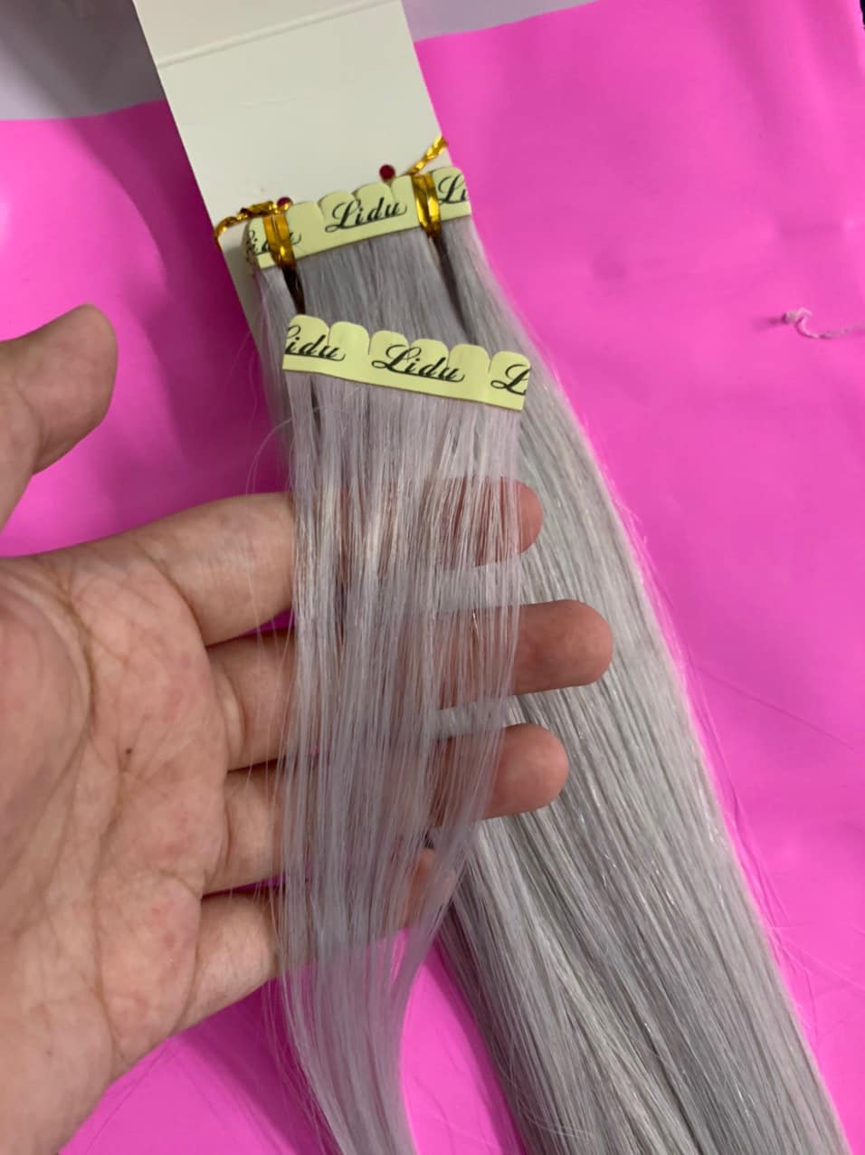 Tóc Light Dán Làn Từ Sợi Protein, Tóc Giả Đẹp Tóc Kẹp Dài Thẳng Light 65cm Nhiều Màu Nhiều Phong Cách