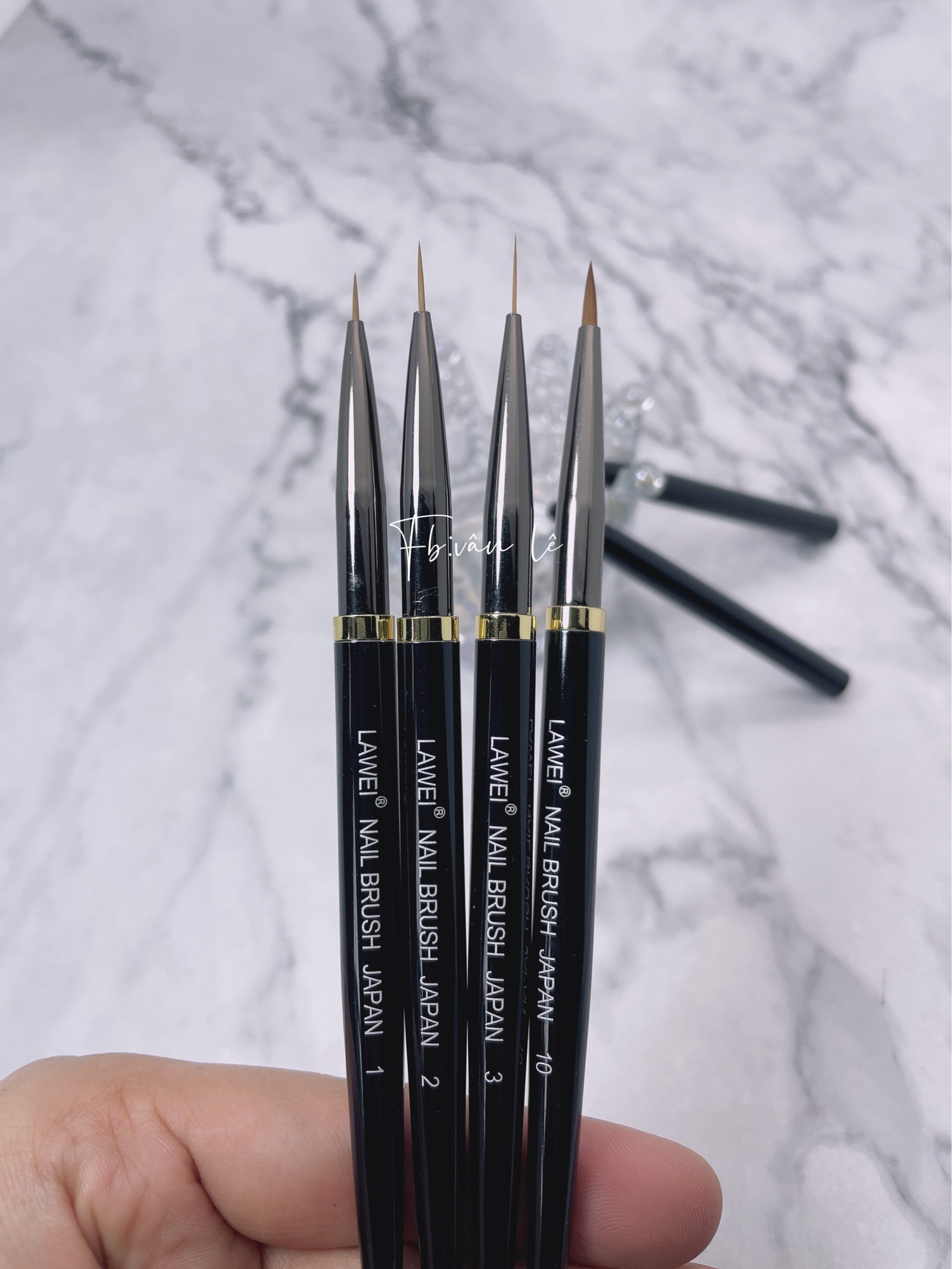 Bút cọ nét cọ vẽ hoa lawei lẻ cây