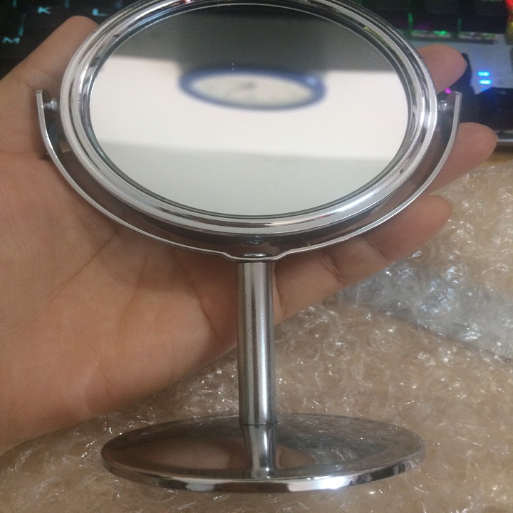 Gương tròn hai mặt để bàn sang trọng - diy104