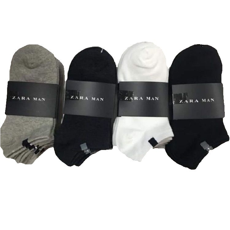Lố 10 đôi tất nam Zara Men cổ ngắn