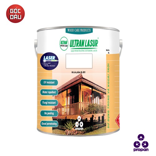 Sơn PROPAN LASUR EL-501 - Sơn gỗ ngoại thất