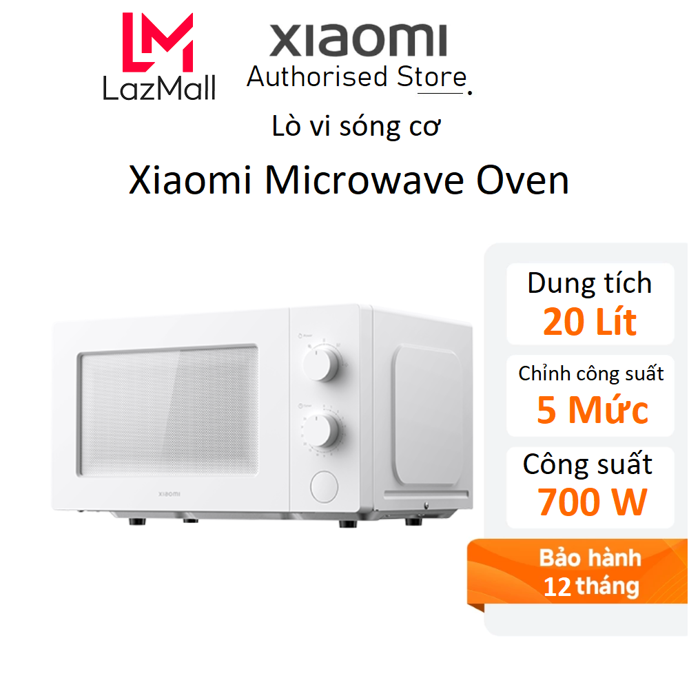 Lò Vi Sóng Xiaomi Microwave Oven EU 20L Bản quốc tế - Chính hãng Digiworld