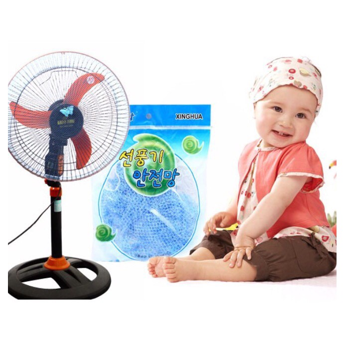 Màn Lưới Bọc Quạt an toàn cho bé