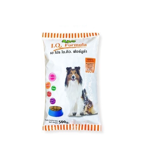 [Hoàn Tiền 10%] Thức Ăn Hạt Khô cho chó APro IQ Formula 500gr
