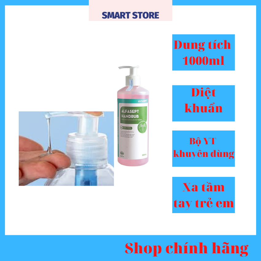 Nước rửa tay khô - Dung dịch sát khuẩn tay nhanh Alfasept