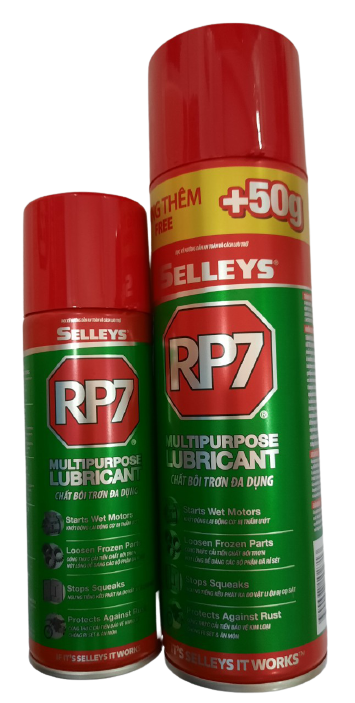 [HCM]Combo 2 CHAI XỊT TẨY RỈ BÔI TRƠN RP7 [350gr + 150gr] (Selleys - Thái Lan)