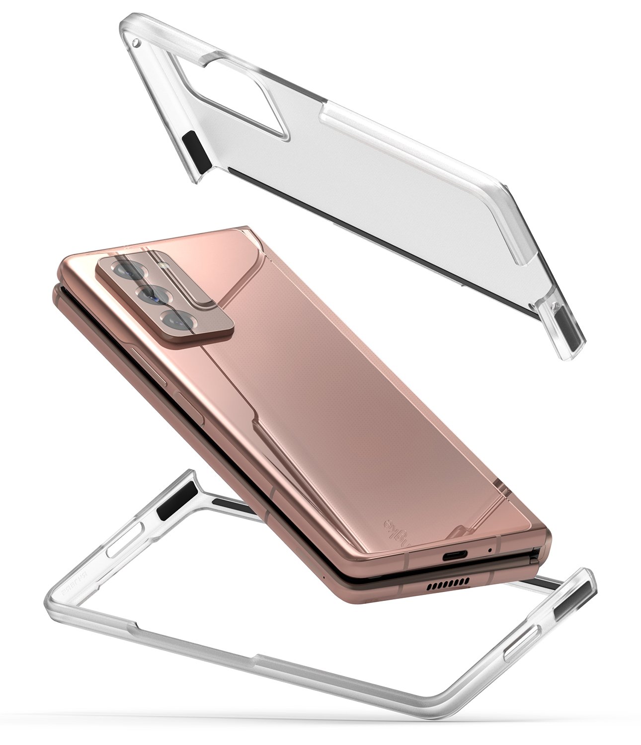 Ốp lưng Samsung Z Fold 2 chống sốc Ringke Fusion X chính hãng