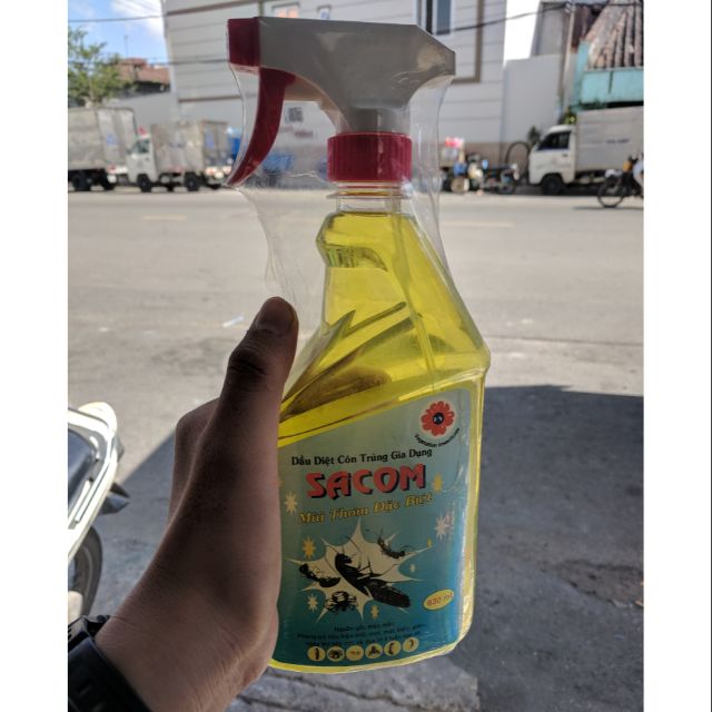 Dầu thảo mộc diệt côn trùng sacom 630ml