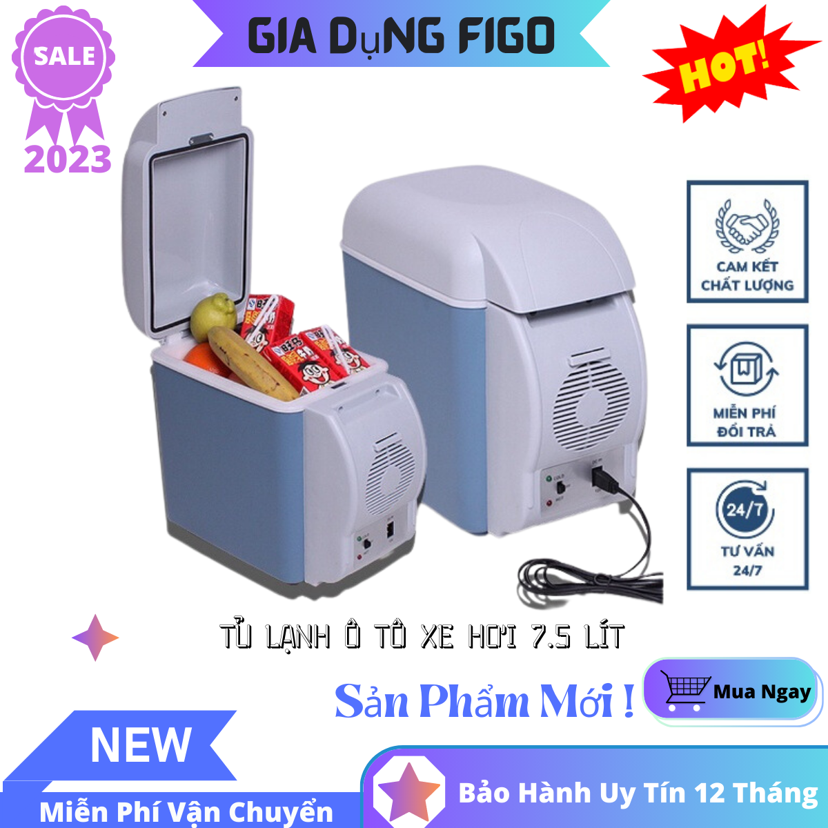 Tủ lạnh mini cho xe ô tô , Tủ Lạnh Mini ,Tủ Lạnh Xe Hơi 7.5 Lít Tiện Dụng Trên Ô Tô Khi Đi Xa , tủ lạnh mini , tủ lạnh xe ô tô, Tủ Lạnh Di Động dùng Cho Văn Phòng Nhỏ.