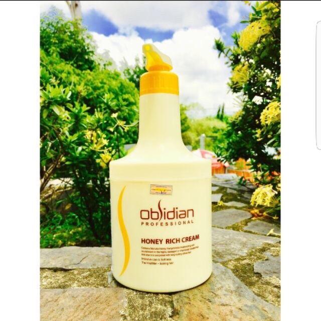 Kem hấp phục hồi siêu tốc mật ong - obsidian honey rich cream 750ml