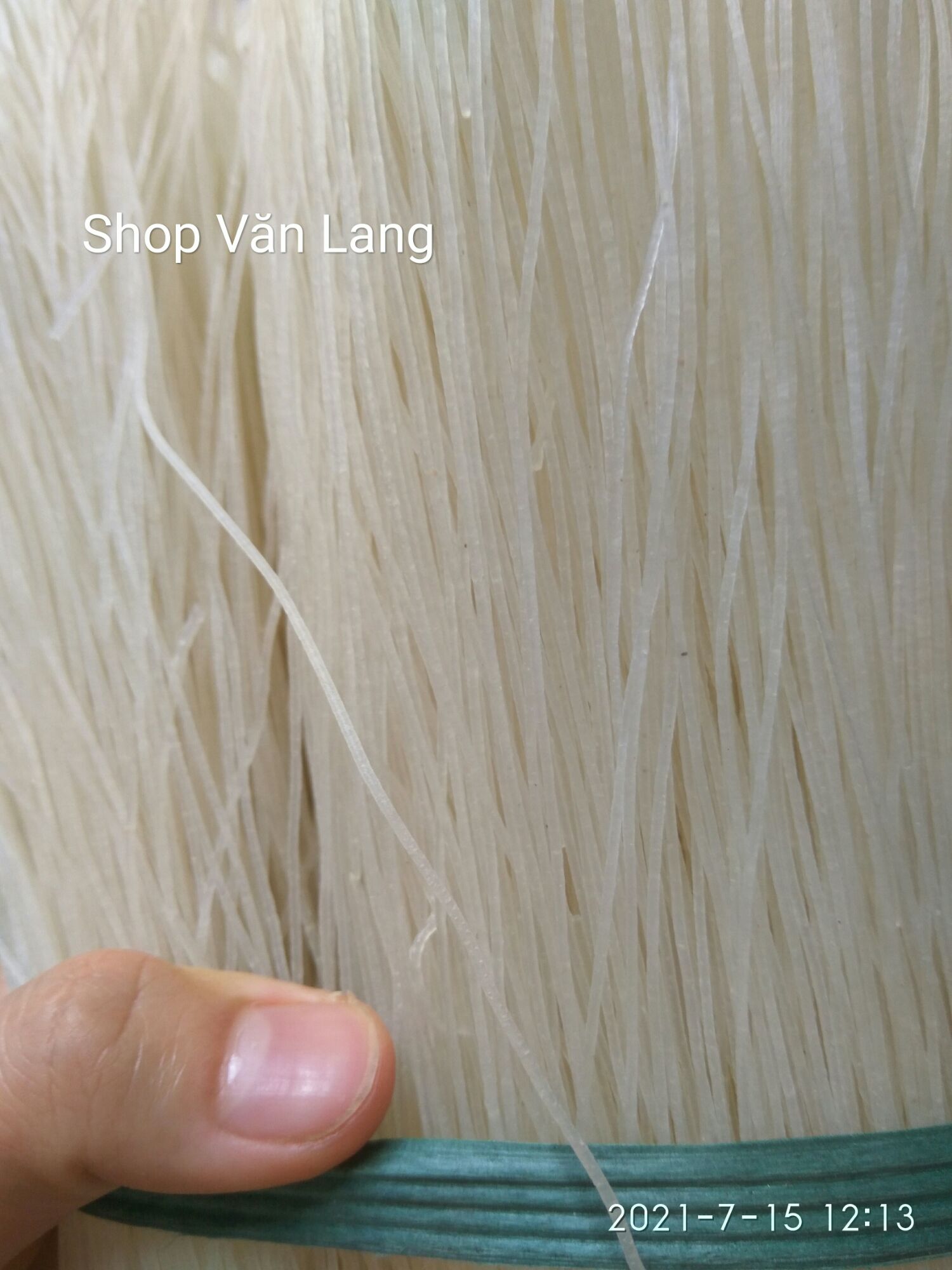 1kg Bún sợi khô - mì gạo nguyên chất - mỳ gạo sạch nhà tự cán