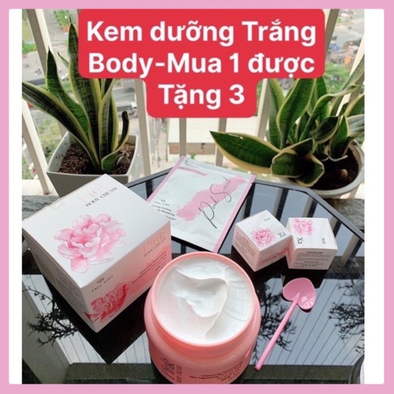 [kem body pink-mua 1 tặng thêm 3 sản phẩm ]