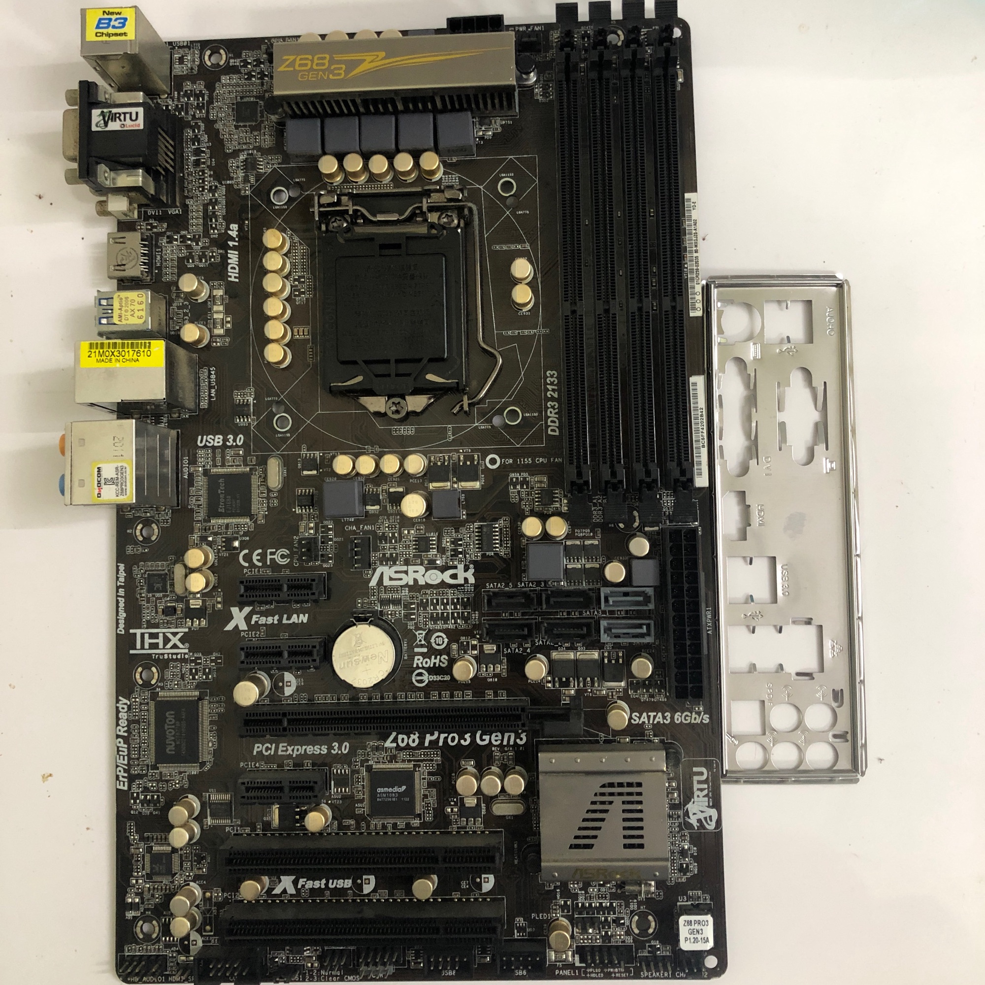 Mian asrock Z68 Pro3 Gen3 sk 1155