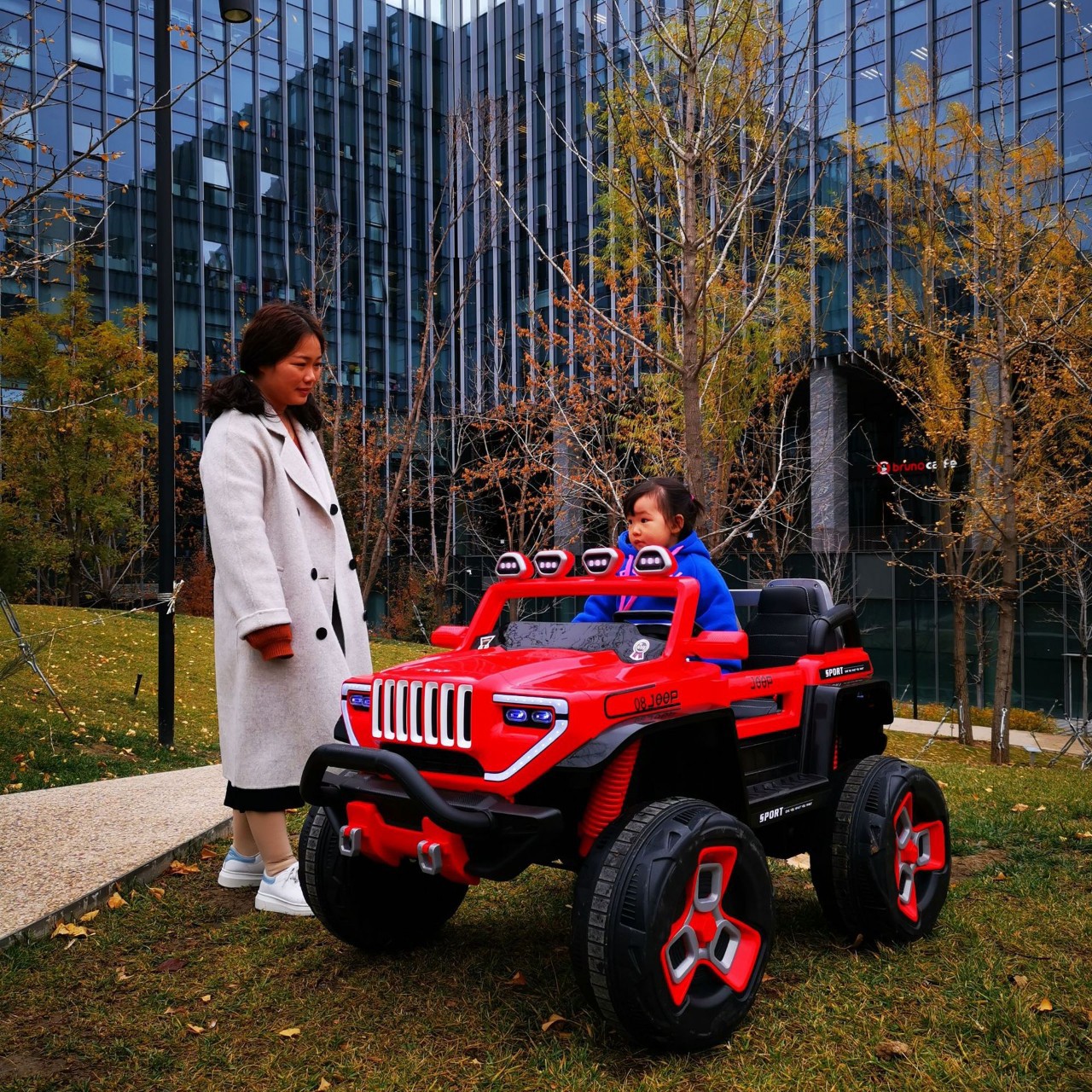 xe oto cho bé - HÀNG CAO CẤP -SIÊU TO KHỔNG LỒ xe hơi cho bé  - xe 2 ghế ngồi rộng rãi ghế bọc da êm ái bq 1200