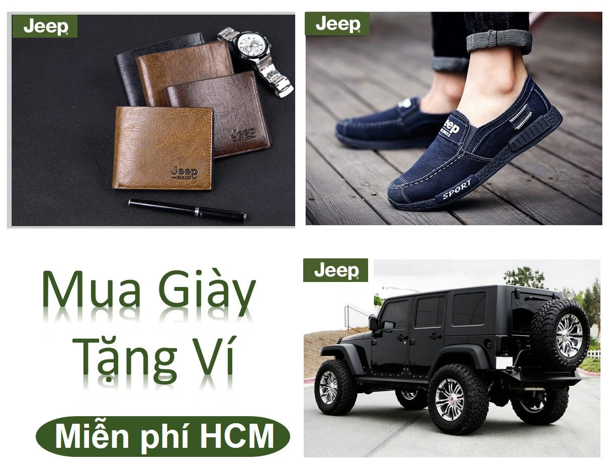 Sunzin.HCM Free từ 99k- Mua GIÀY tặng VÍ trị giá 50k (GIÀY JEEP +VÍ JEEP) SZ2911001 Giày nam phong cách dã chiến / giày lười nam / giày không dây / giày vải nam /
