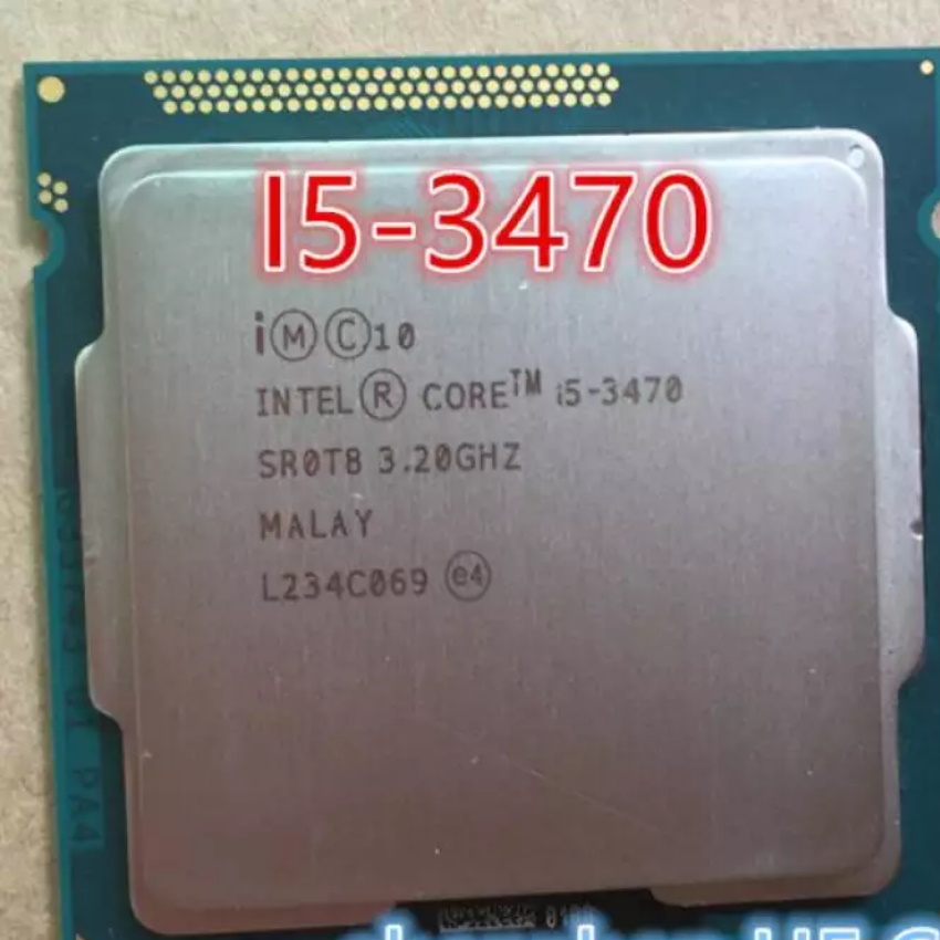 Bộ vi xử lý Intel CPU Core i5 3470 3.6GHz (4 lõi 4 luồng) tặng keo tản nhiệt