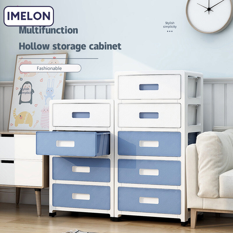 Imelon quả tặng miễn phí toàn cửa hàng tủ đựng ngăn kéo bằng nhựa, tủ đựng quần áo đồ chơi, tủ đựng đồ cho bé