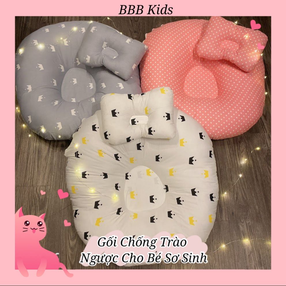 Gối Chống Trào Ngược Cho Bé/ Gối Tập Ngồi Đa Năng Cho Bé (Không kèm gối nhỏ)