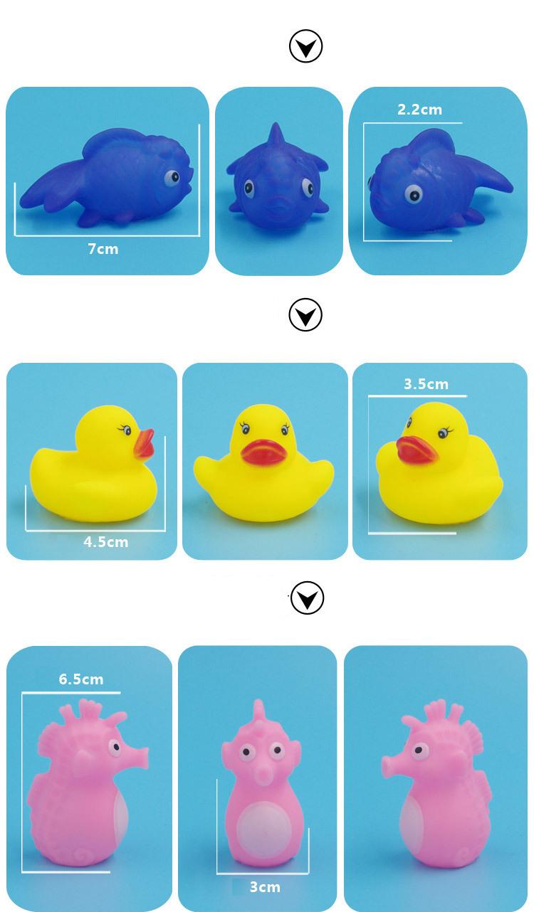 Bộ 4 đồ chơi ngẫu nhiên bóp kêu cho bé