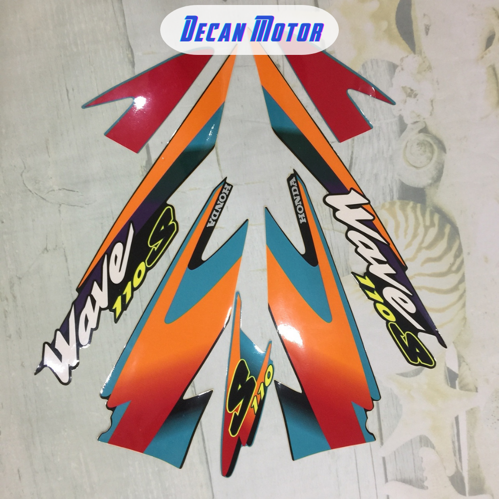 Tem dán xe wave 110S, tem dán trùm xe, tem dán vỏ xe wave, tem xe wave, dán tân trang cho xe wave bền đẹp