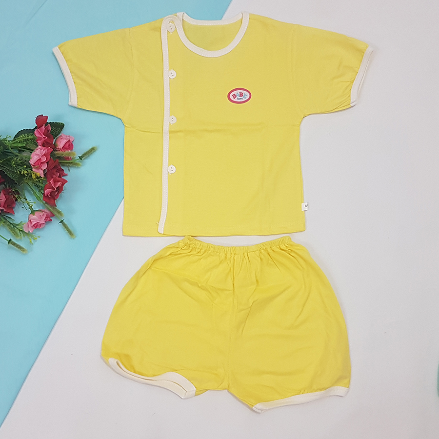 Bộ quần cộc, áo cộc tay cho bé sơ sinh 3-7kg