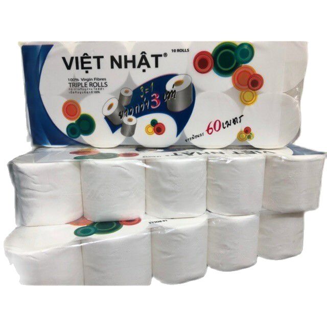 Giấy vệ sinh việt nhật 10 cuộn