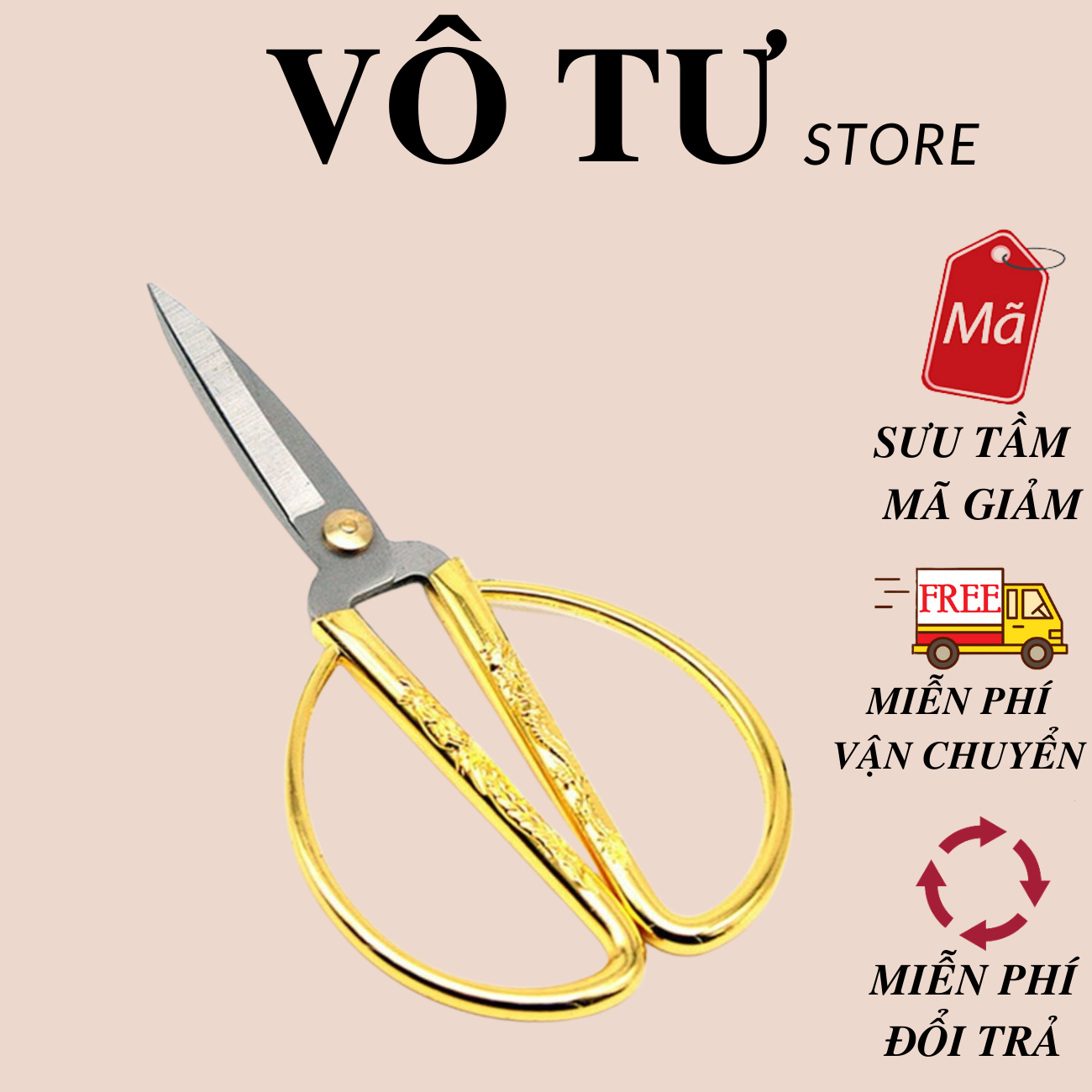 Kéo rồng phụng cắt cực bén -bền đẹp- êm tay