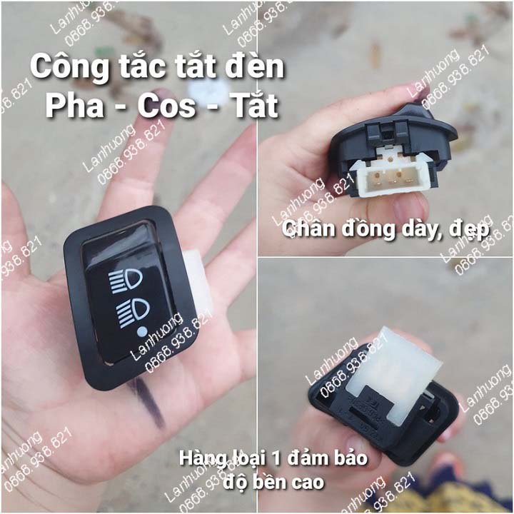 Công tắc bật tắt đèn pha xe máy Honda Wave, Vision, Lead, Air Blade, Wave RSX, Future