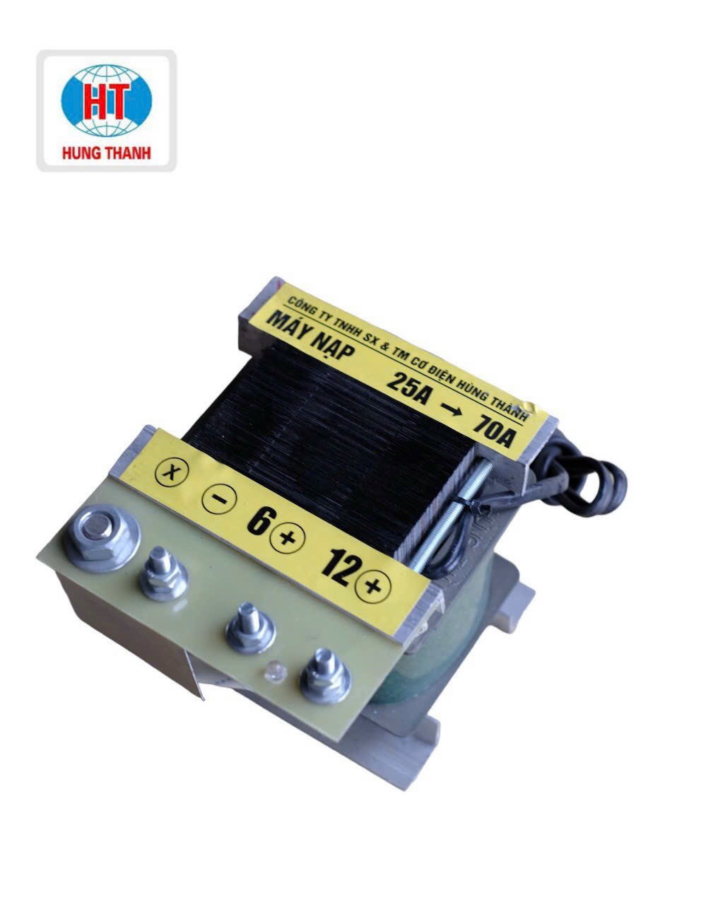 Máy nạp ắc quy 100-200a.cục nạp ắc quy tặng kèm 1 đôi kẹp bình,lõi đồng 100%,sản phẩm của công ty điện cơ hùng thành