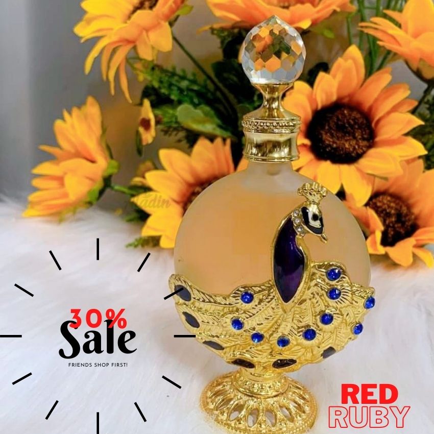 [HÀNG CHUẨN CAO CẤP] Tinh dầu nước hoa DUBAI thiết kế hình công, 15ml,Tinh dầu nước hoa, nhiều mùi hương để lựa chọn, Red Rubby