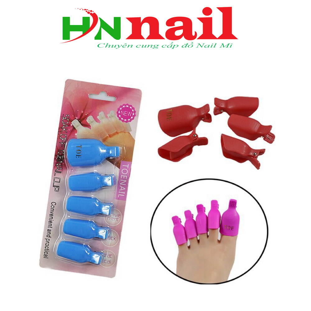 Sét 5 chiếc Kẹp ủ ngón chân chăm sóc móng làm nail